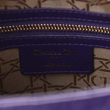 Christian Dior Lambskin Cannage Medium Lady Dior Purple 5 of 8