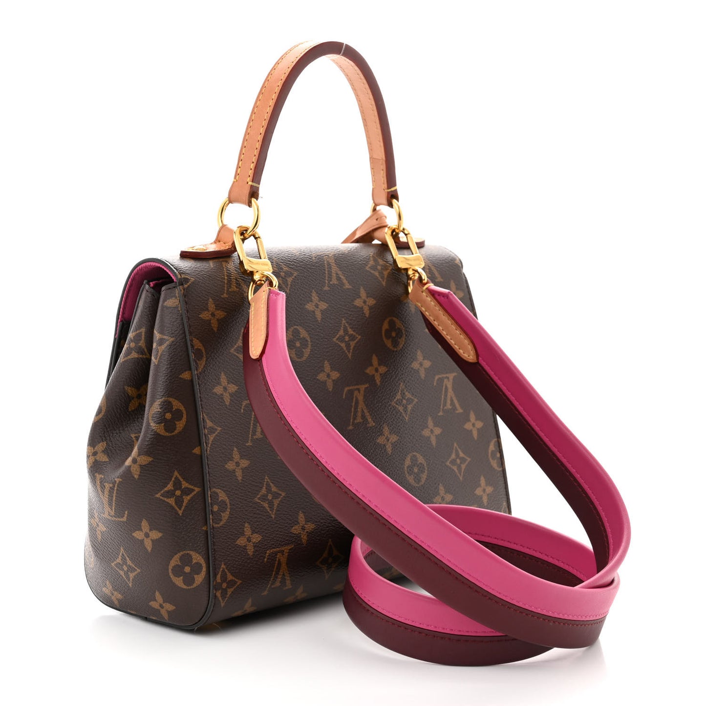 Monogram Cluny BB Bordeaux Fuchsia