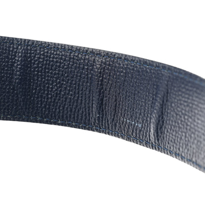 Burberry Grainy Calfskin House Check Small Banner Tote Regency Blue 13 of 13