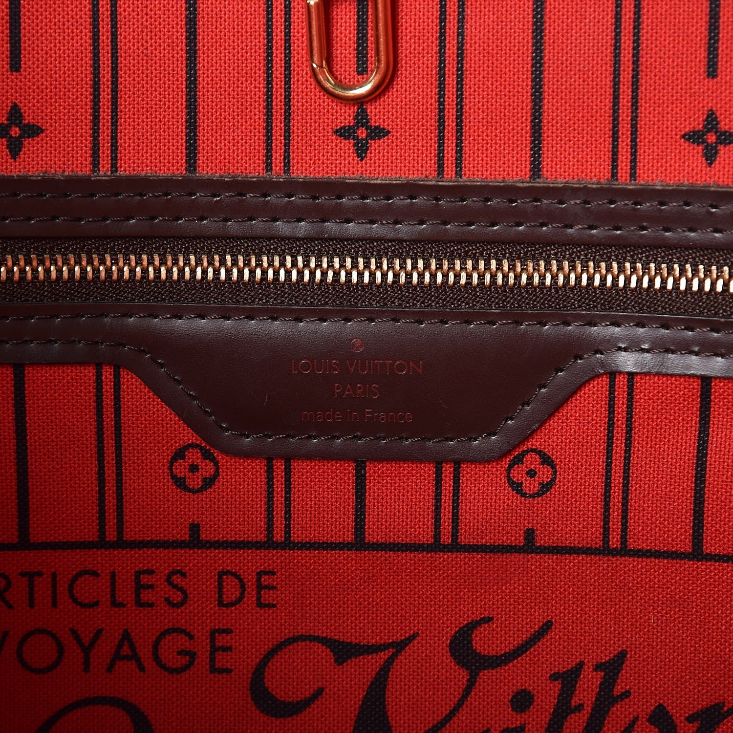 Louis Vuitton Damier Ebene Neverfull MM 6 of 12