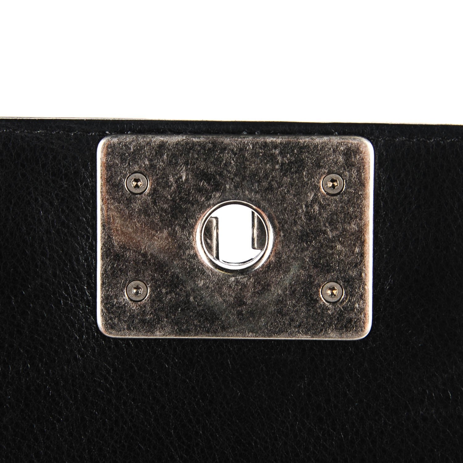 Chanel Metallic Calfskin Quilted New Medium Boy Flap Black 6 of 9
