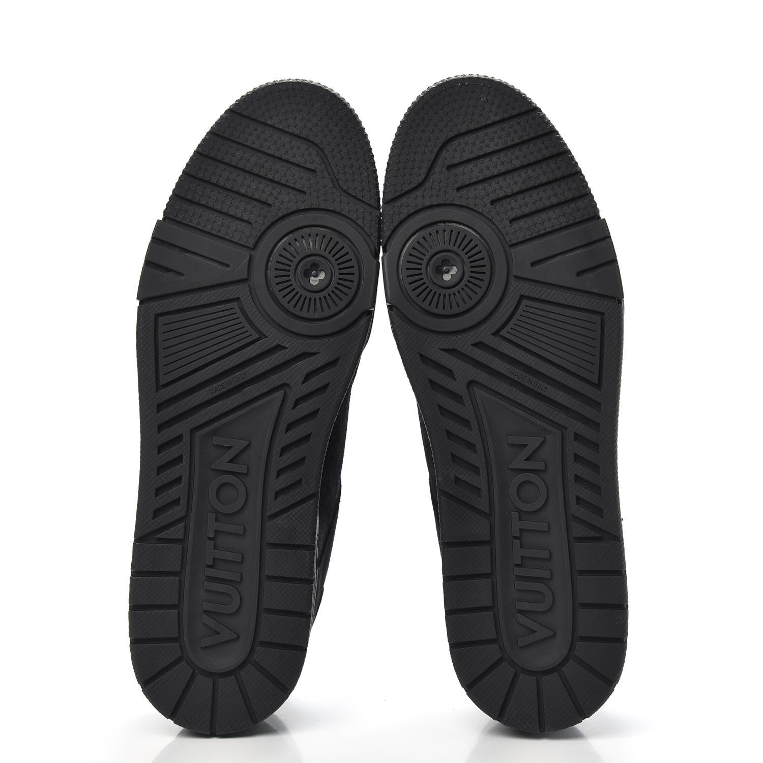 Louis Vuitton Suede Mens LV Trainer Sneakers 9.5 Black 6 of 8