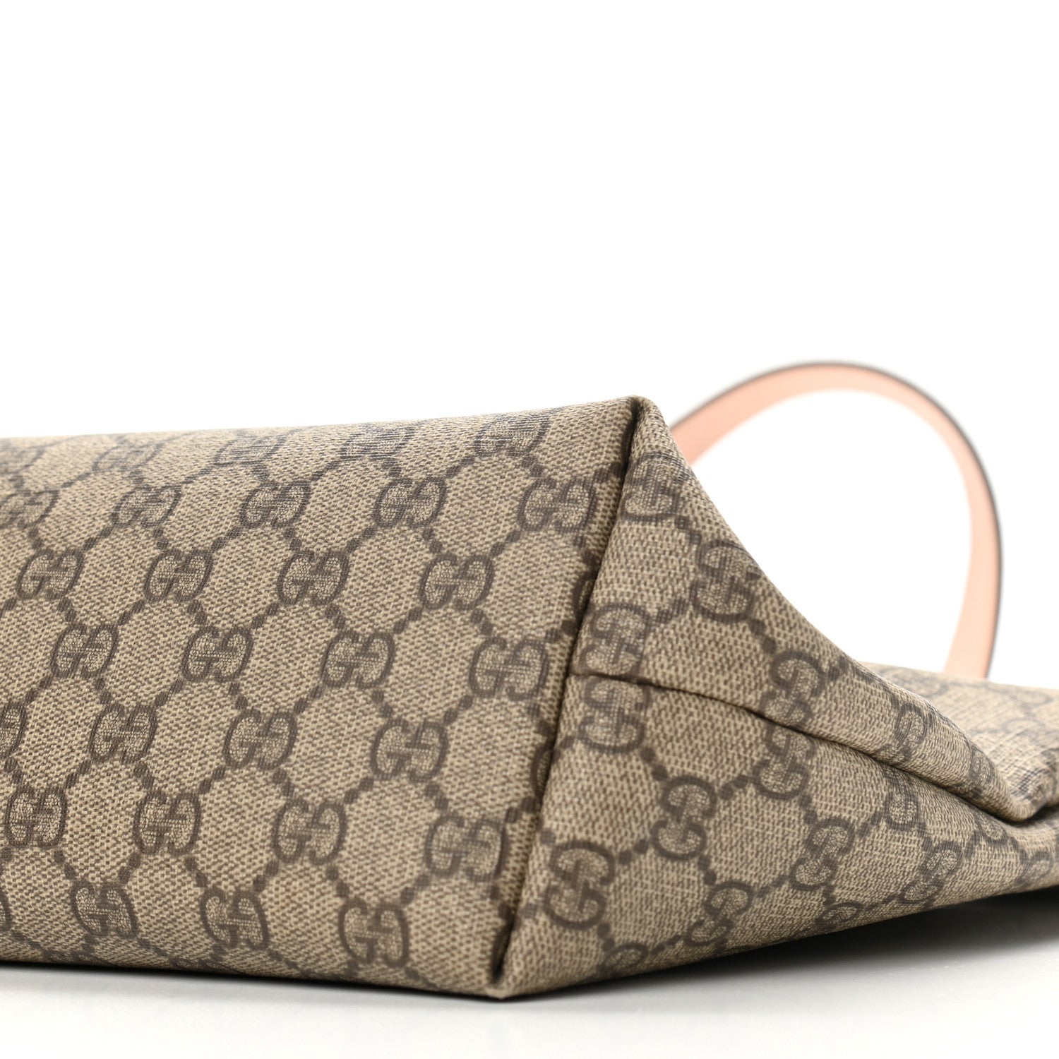 Gucci GG Supreme Monogram Medium Zippered Shopping Tote Pink 8 of 13