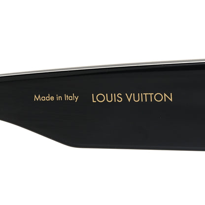 Louis Vuitton Acetate Swarovski Crystal Cyclone Sunglasses Z1578W Black 6 of 7