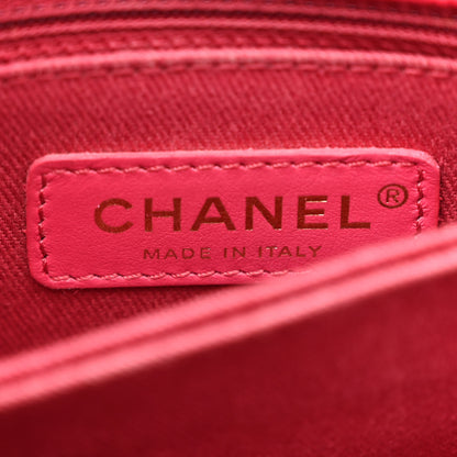 Chanel Caviar Quilted Mini Coco Handle Flap Dark Pink 6 of 14