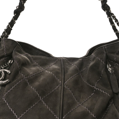Chanel Nubuck Darjeeling Hobo Brown 8 of 12