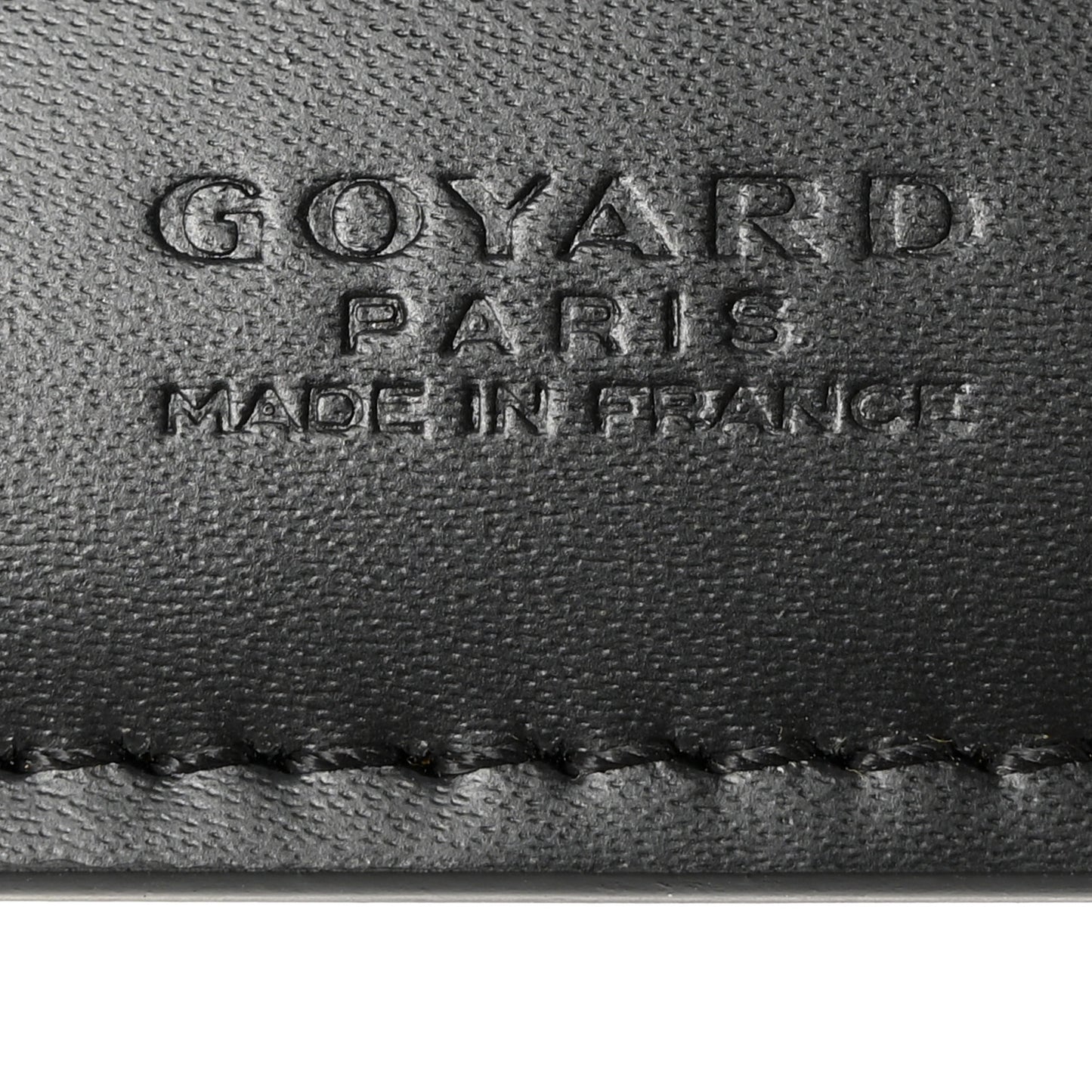 Goyardine Passport Wallet Black