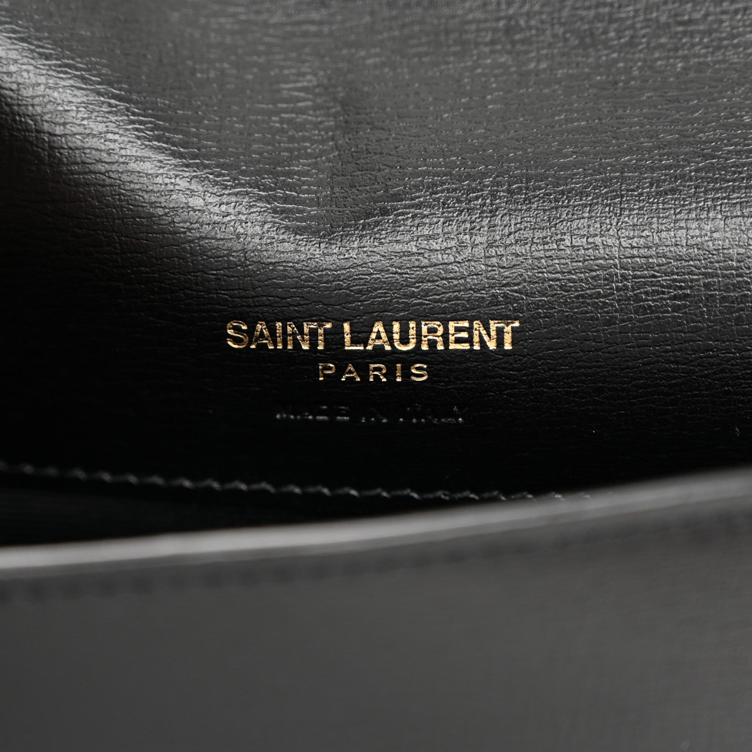 Saint Laurent Smooth Calfskin Monogram Phone Holder Crossbody Black 6 of 11