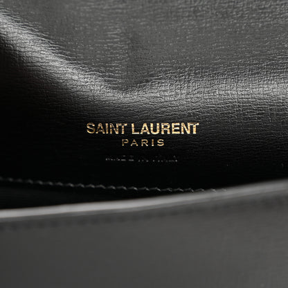 Saint Laurent Smooth Calfskin Monogram Phone Holder Crossbody Black 6 of 11