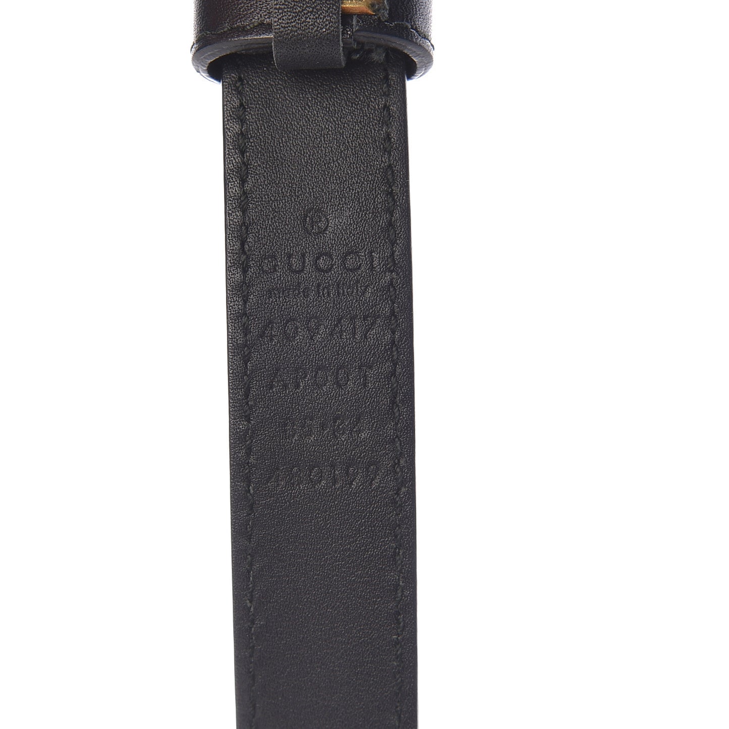 Calfskin Double G 20mm Belt 85 34 Black