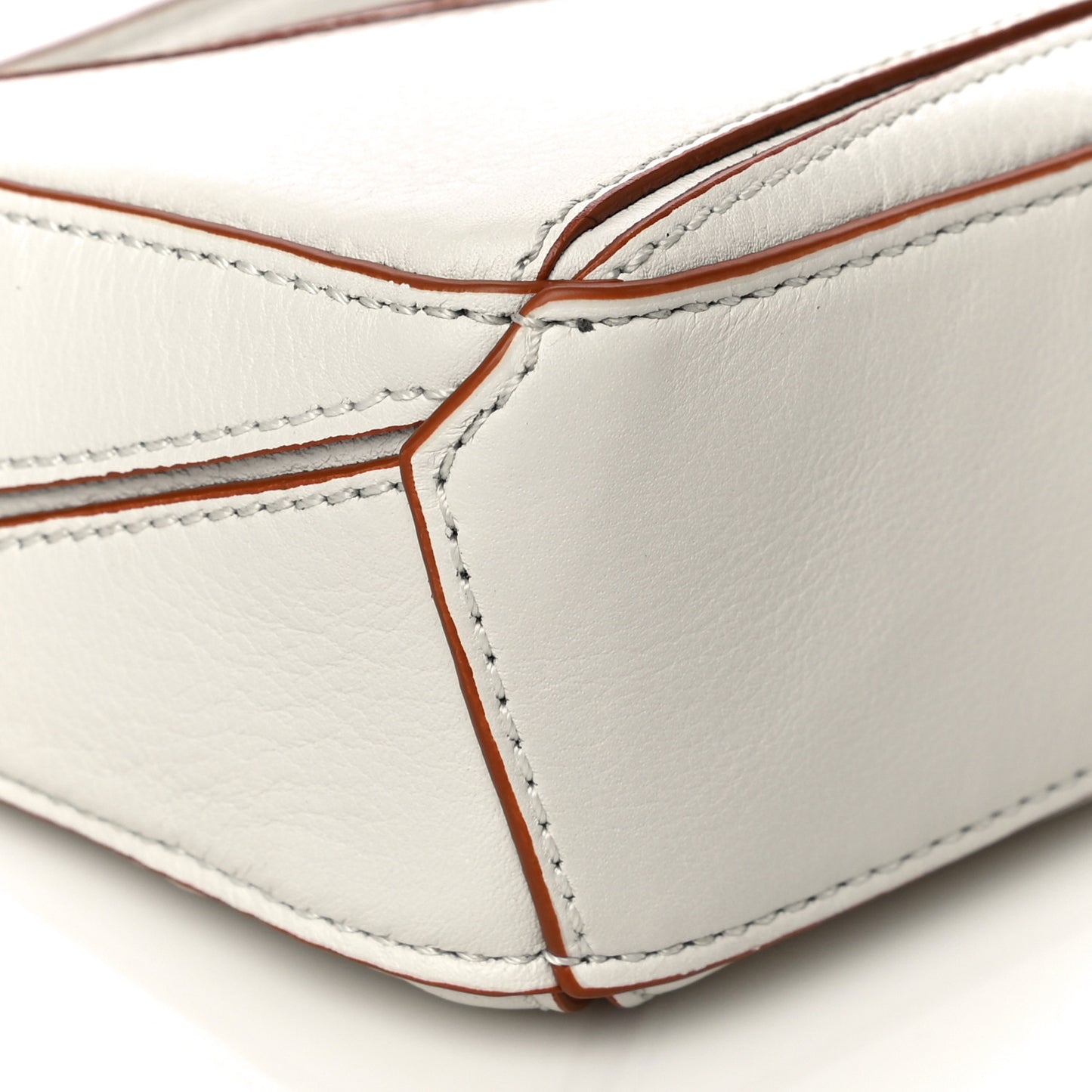 Calfskin Nano Puzzle Bag White