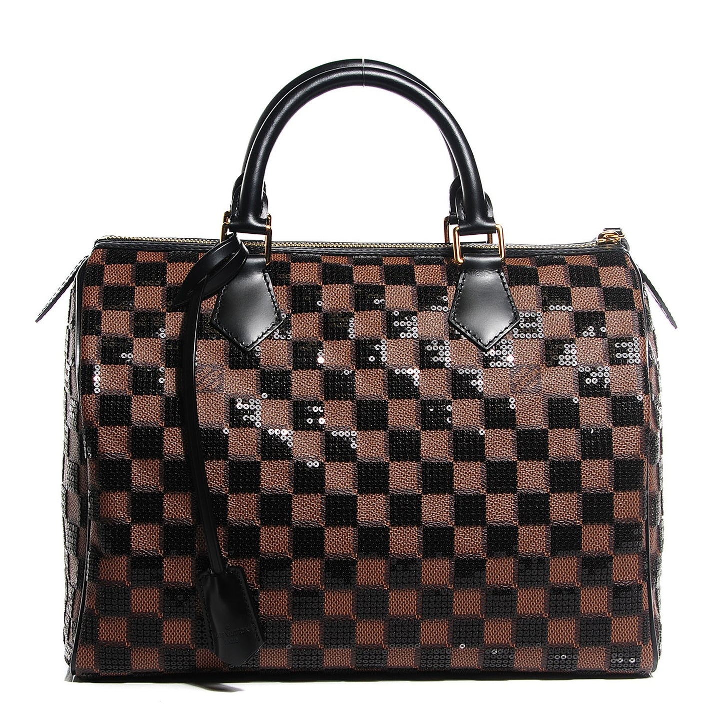Damier Paillettes Speedy 30 Black