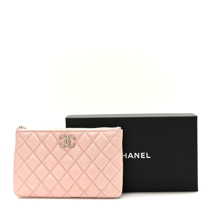 Chanel Caviar Quilted Coco Candy Small Cosmetic Case Pink 8 of 8