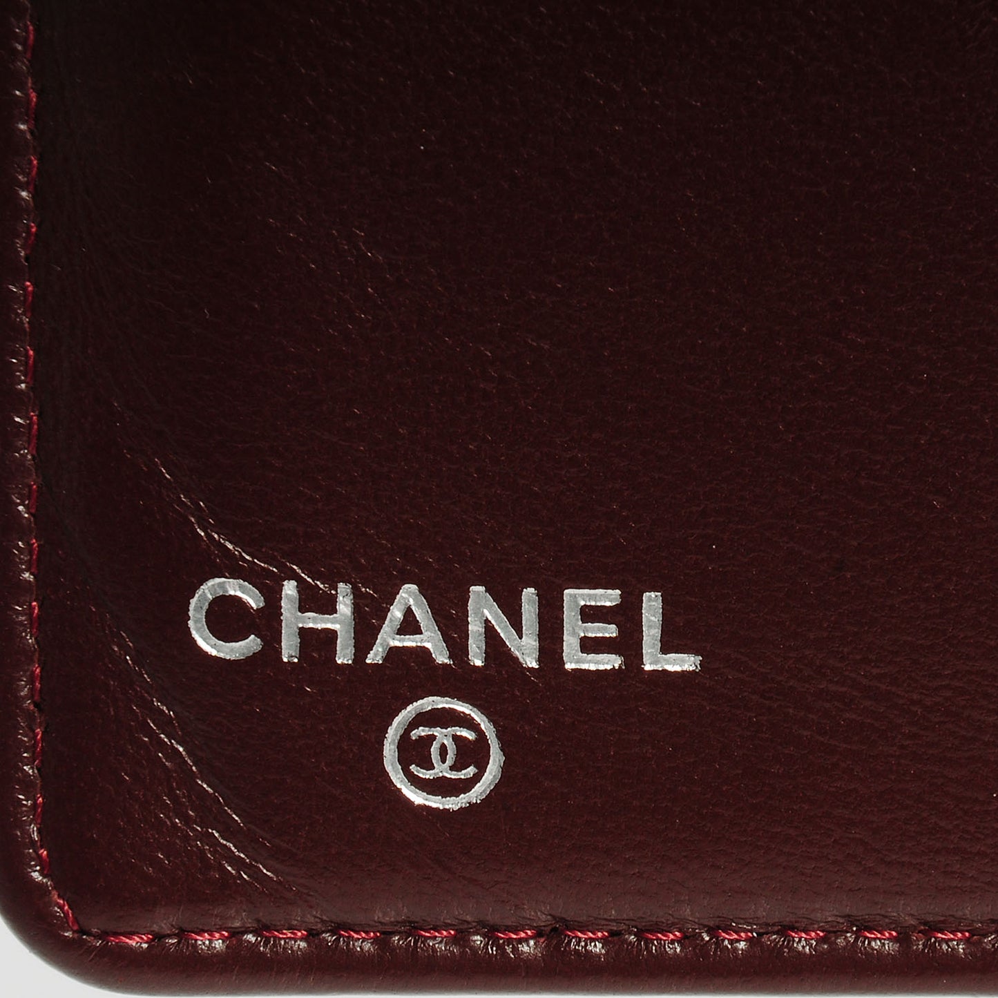 Lambskin Quilted Yen Wallet Black