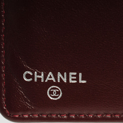 Chanel Lambskin Quilted Yen Wallet Black 7 of 9