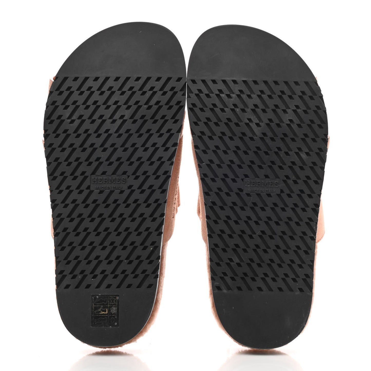 Suede Goatskin Woolskin Womens Chypre Sandals 36 Rose Aube