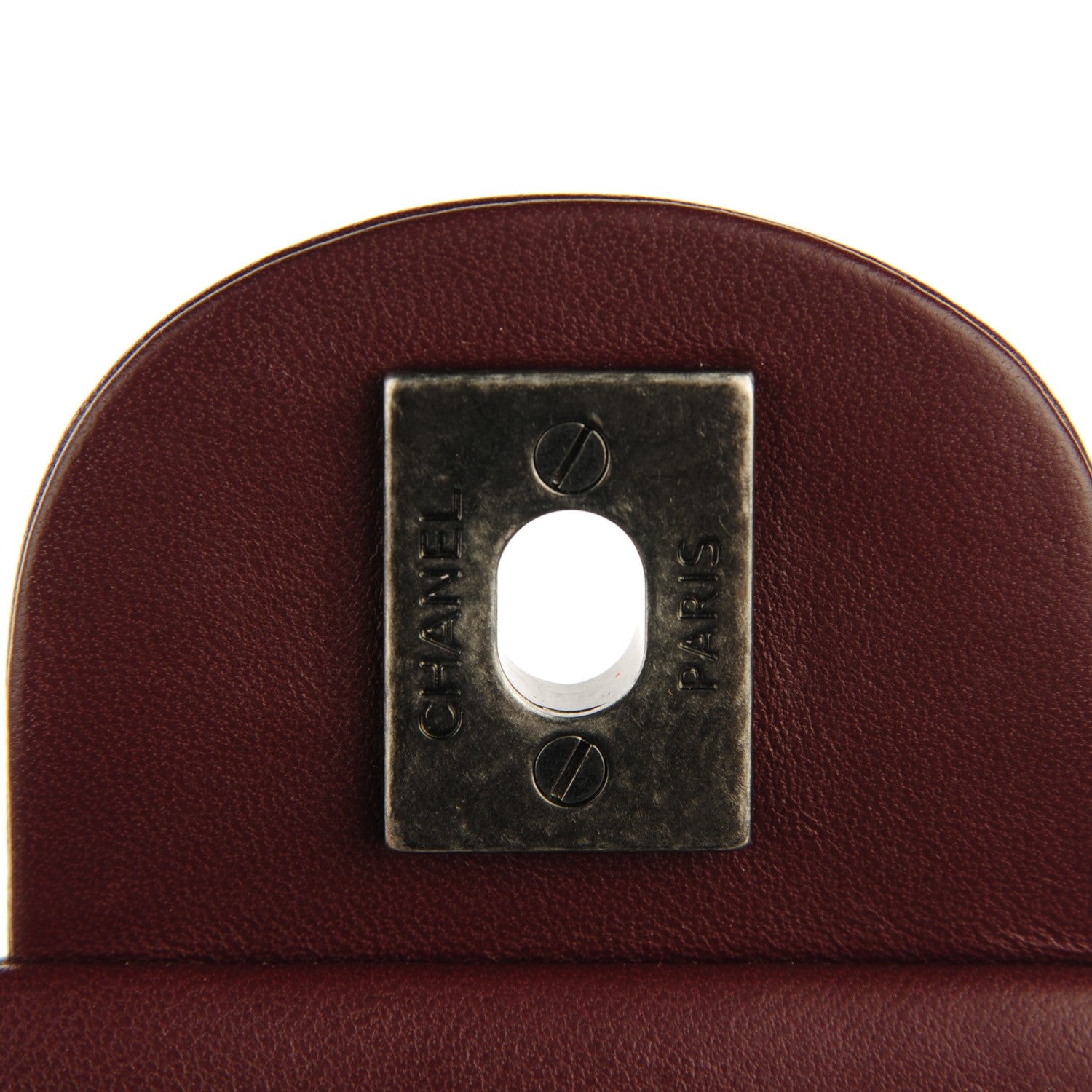 Chanel Lambskin Quilted Large Around Pockets Flap Burgundy 5 of 8
