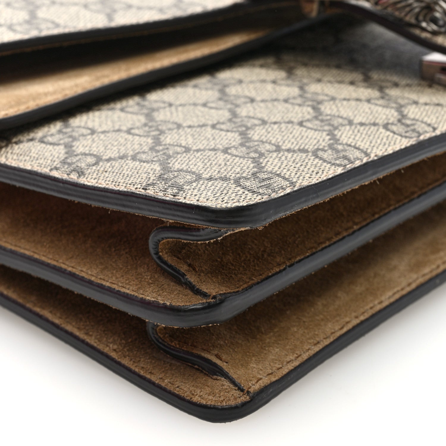 Gucci GG Supreme Monogram Small Dionysus Shoulder Bag Taupe 9 of 10