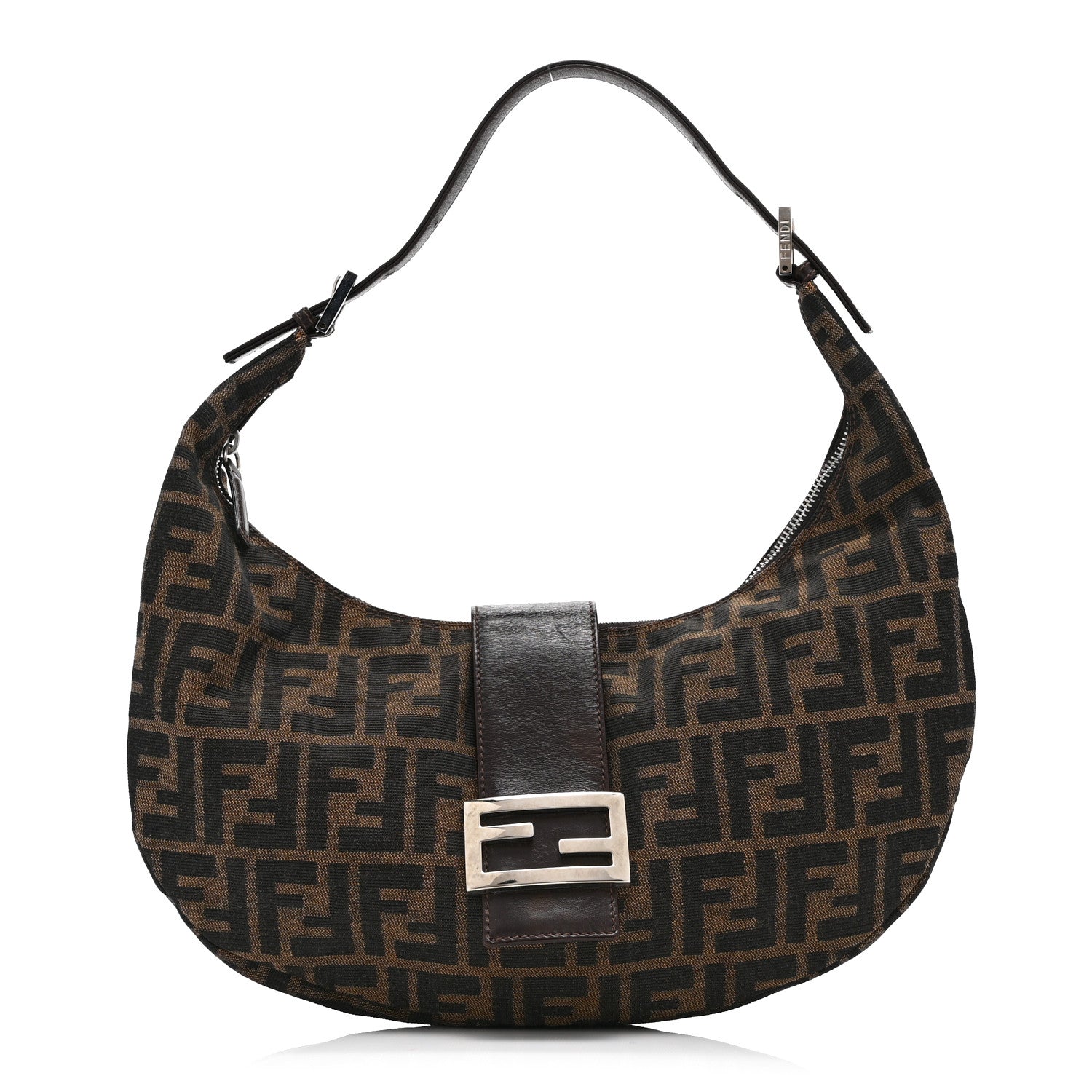 Fendi Zucca Hobo Tobacco 1 of 10