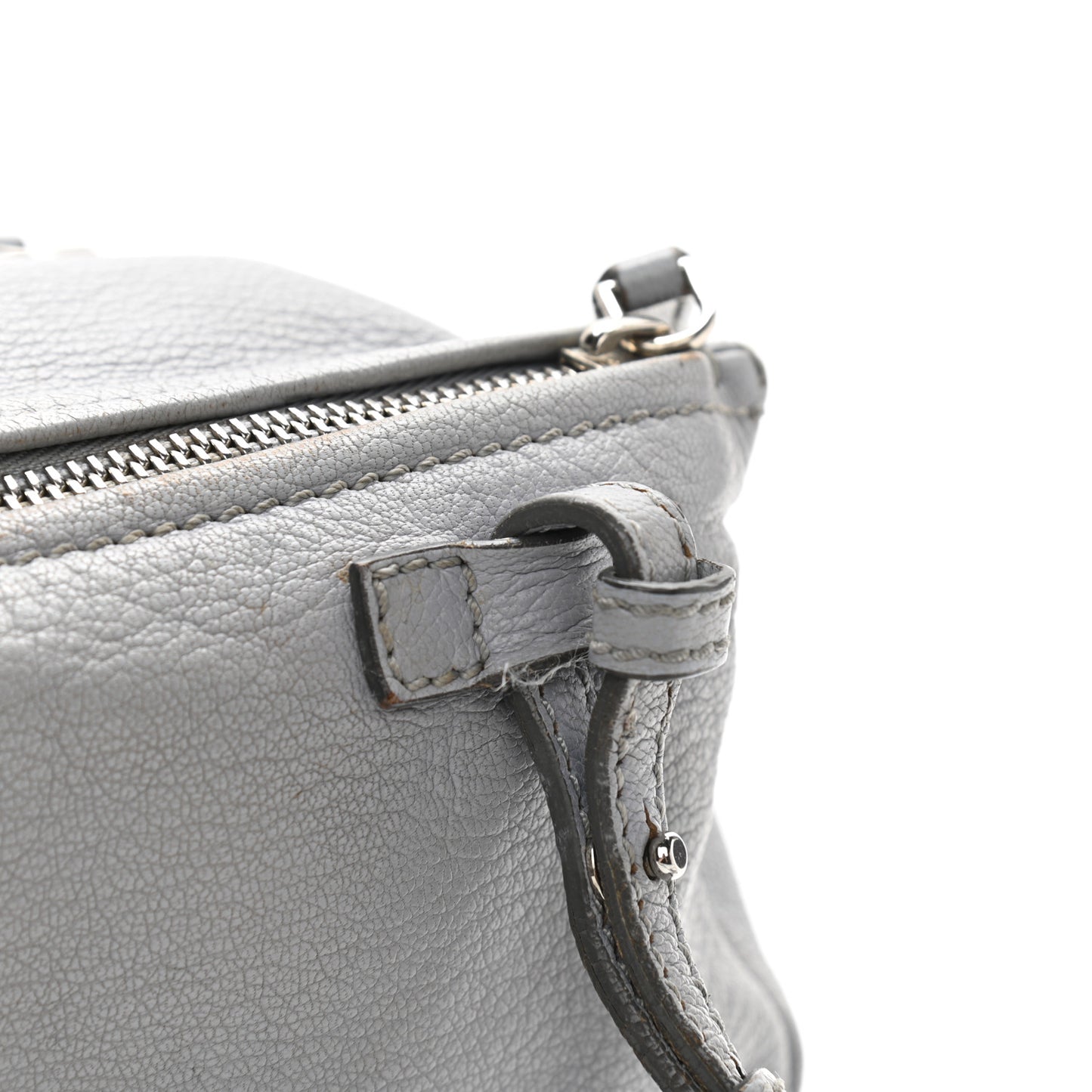 Sugar Goatskin Mini Pandora Dove Grey