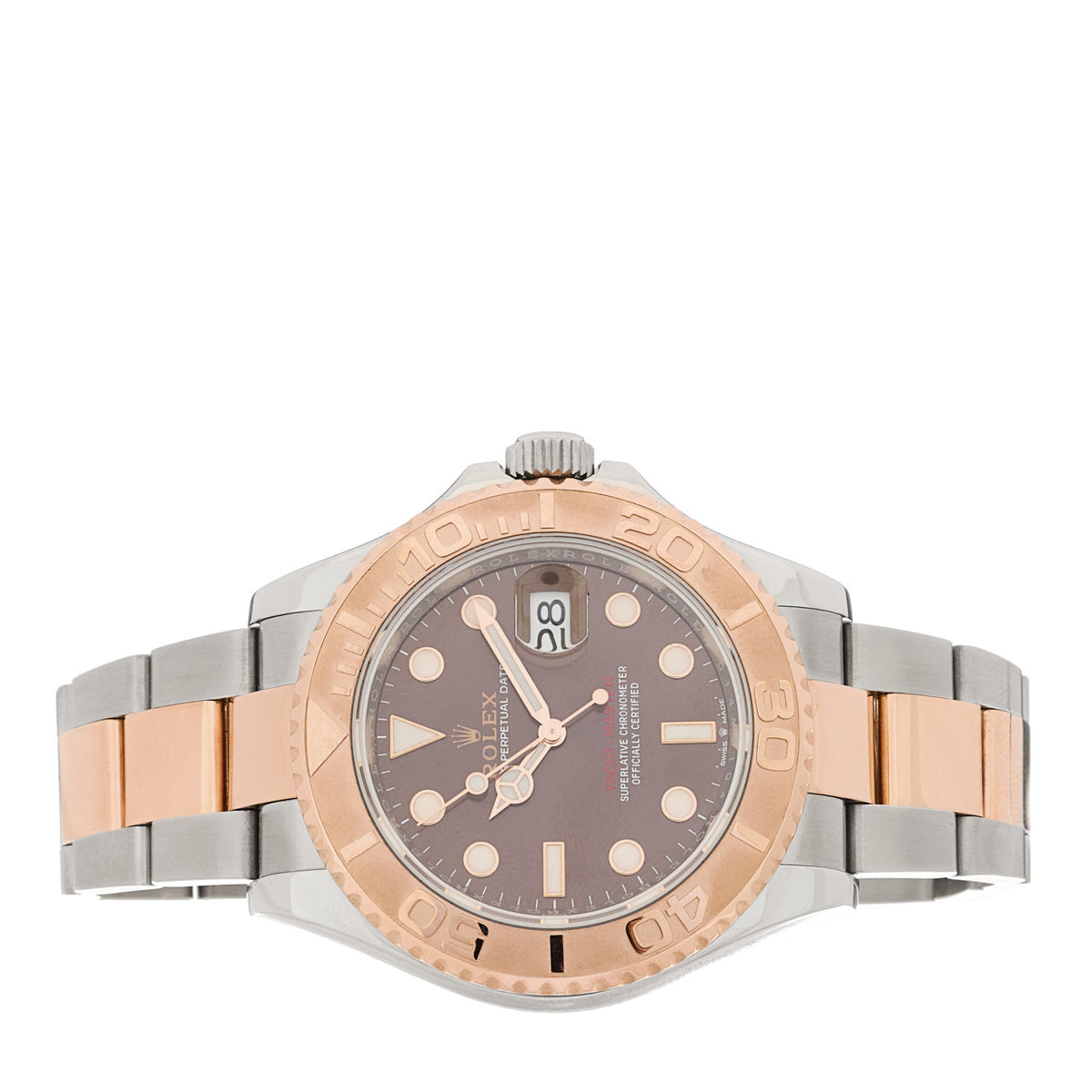 Rolex Stainless Steel 18K Everose Gold 40mm Yacht-Master Watch Chocolate 126621 2 of 5