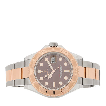 Rolex Stainless Steel 18K Everose Gold 40mm Yacht-Master Watch Chocolate 126621 2 of 5