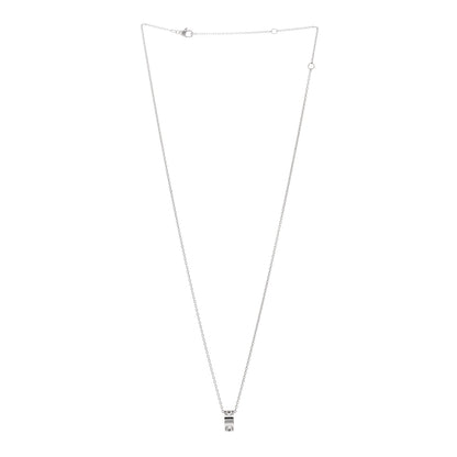 Louis Vuitton 18K White Gold Empreinte Pendant Necklace 2 of 6