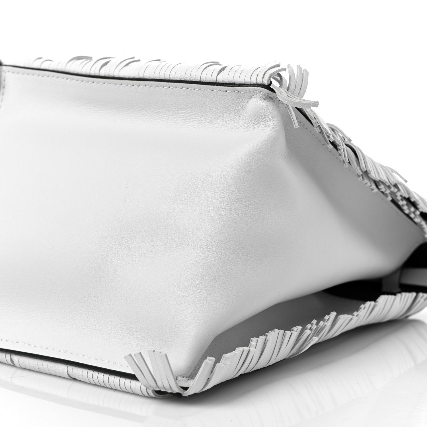Valentino Garavani Calfskin The Rope Crossbody Bag White 8 of 9