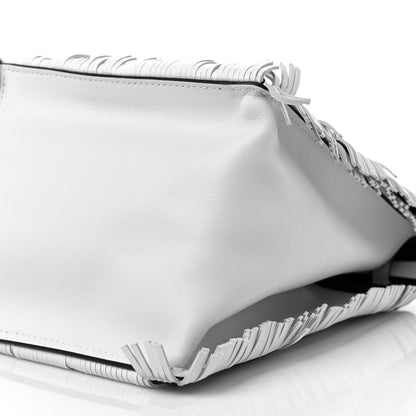 Valentino Garavani Calfskin The Rope Crossbody Bag White 8 of 9