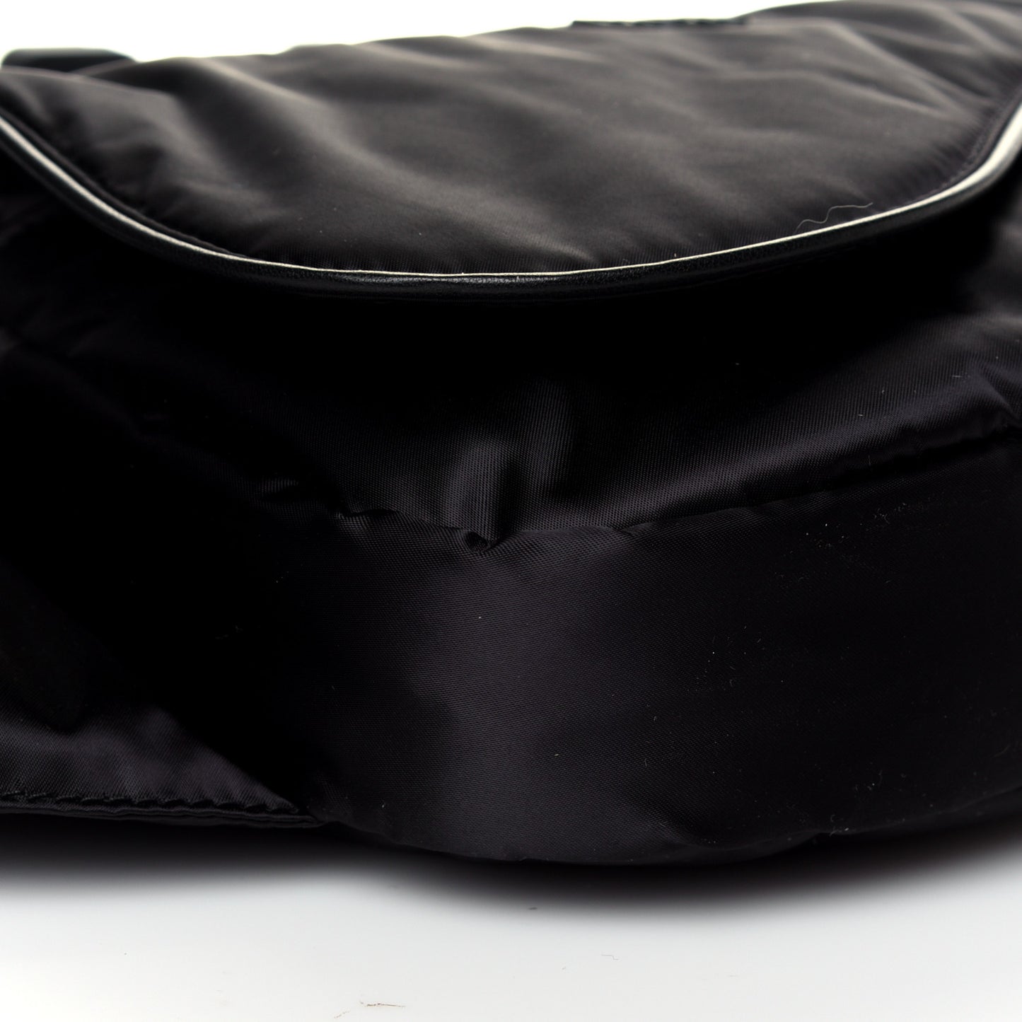 Nylon Saddle Belt Bag Black