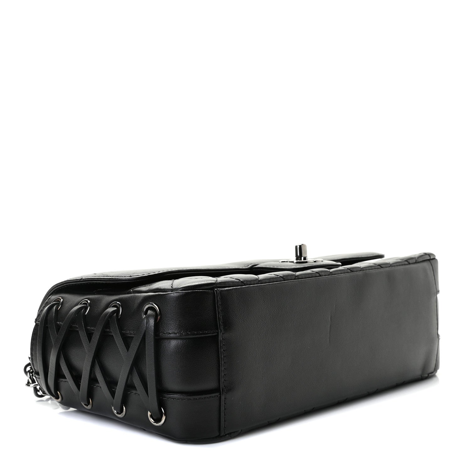 Chanel Calfskin Quilted Medium Coco Corset Flap Black 3 of 7