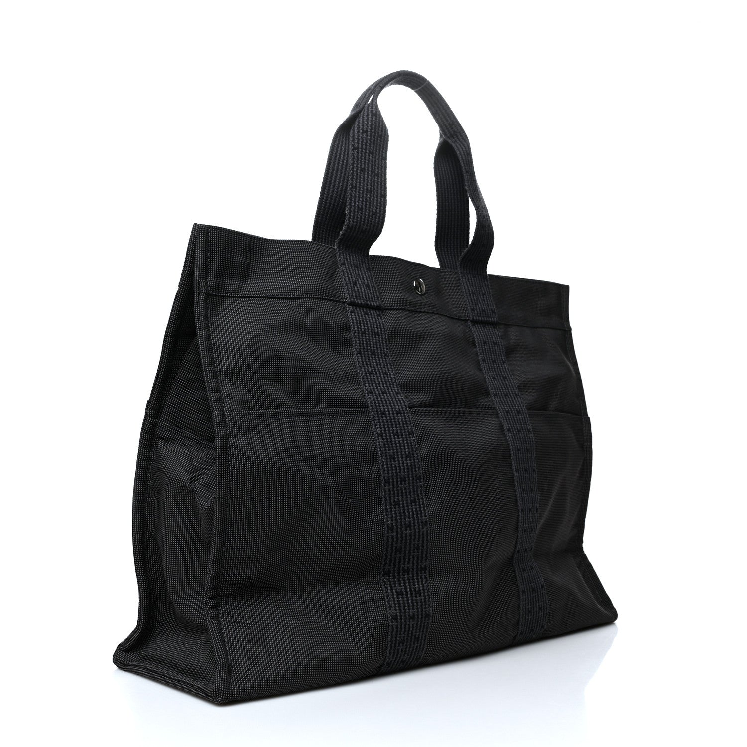 Hermes Canvas Herline Tote GM Grey 3 of 8