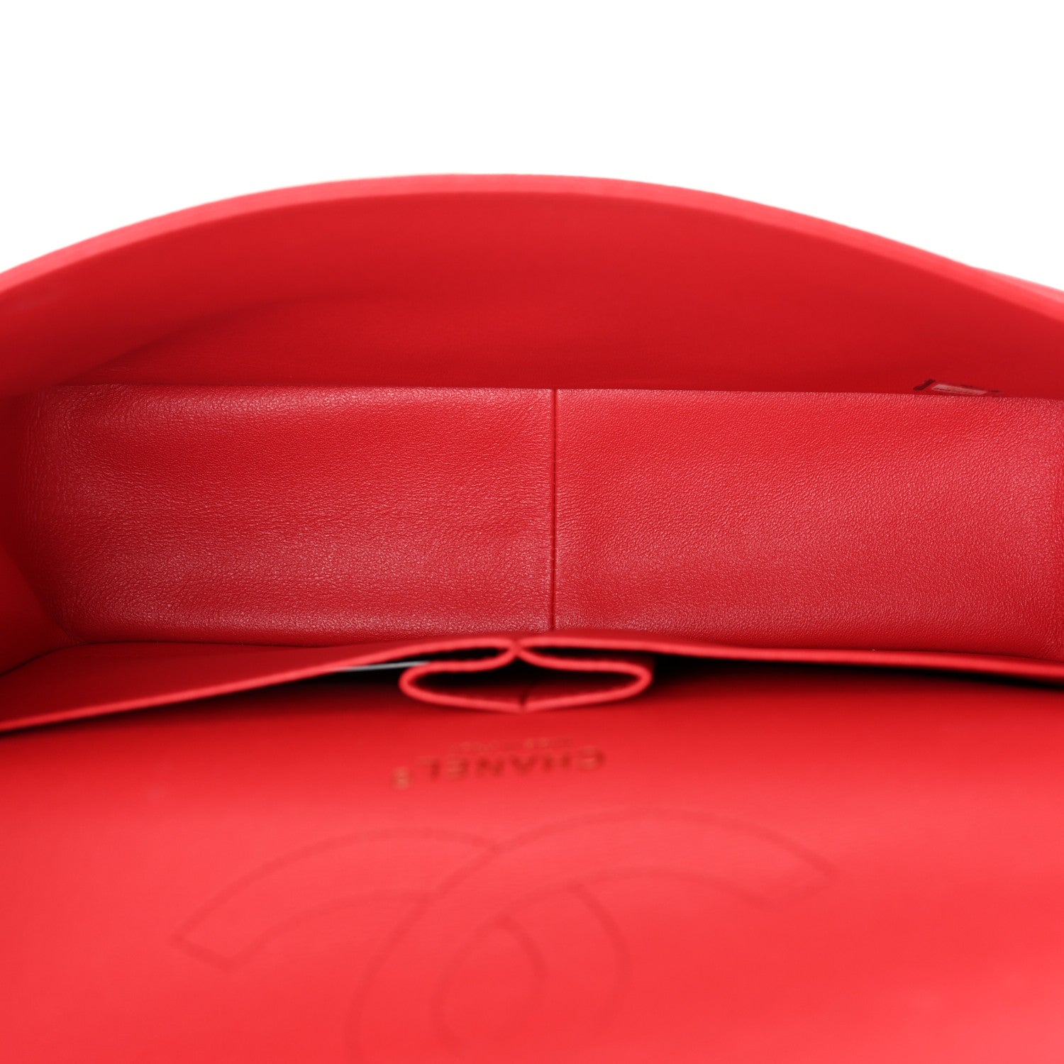 Chanel Caviar Quilted Jumbo Double Flap Red 5 of 11