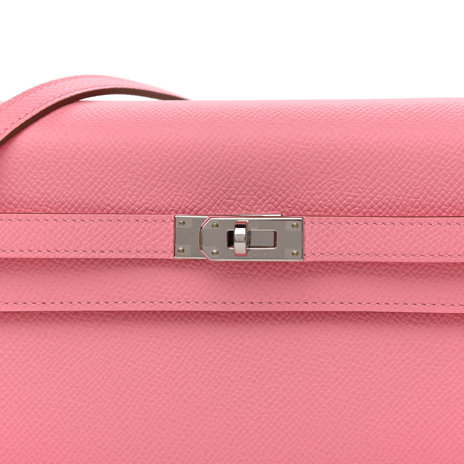 Hermes Epsom Kelly Wallet To Go Rose Confetti 7 of 8
