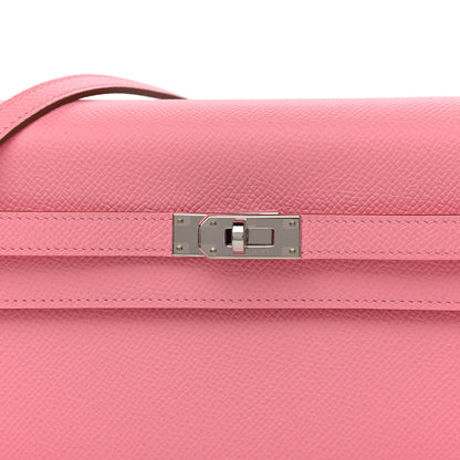 Hermes Epsom Kelly Wallet To Go Rose Confetti 7 of 8