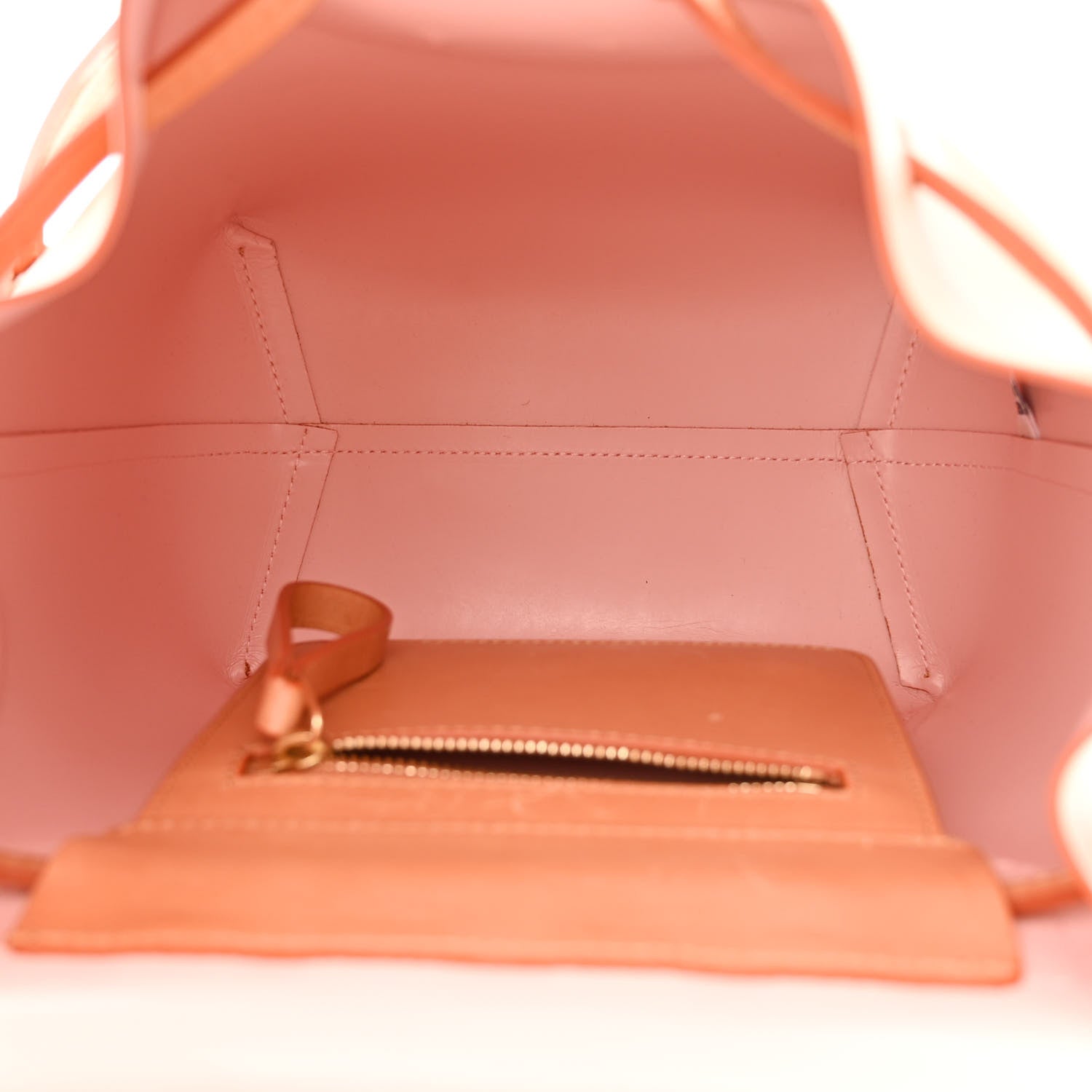 Mansur Gavriel Vegetable Tanned Calfskin Mini Backpack Cammello Rosa 5 of 10