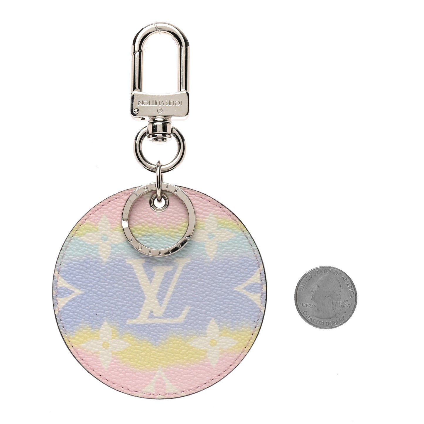 Monogram Escale Bag Charm Key Holder Pastel