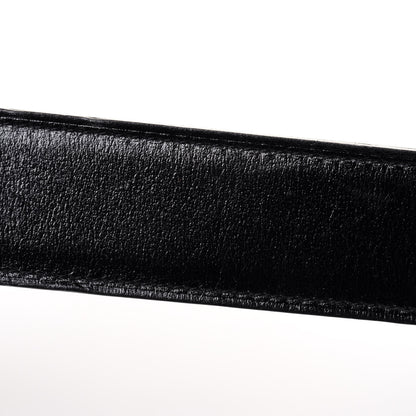 Hermes Box Togo 32mm H Belt 90 Black Orange 7 of 10