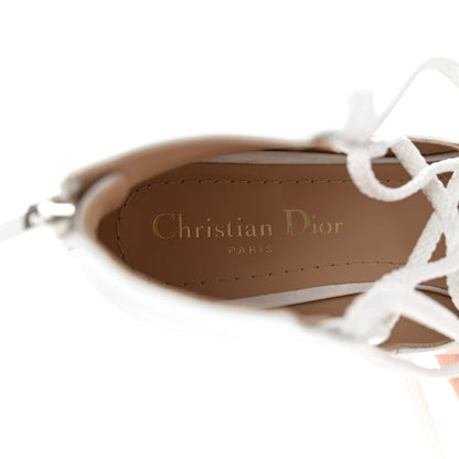 Christian Dior Patent Diorarty 30mm Pumps 38 White 7 of 9