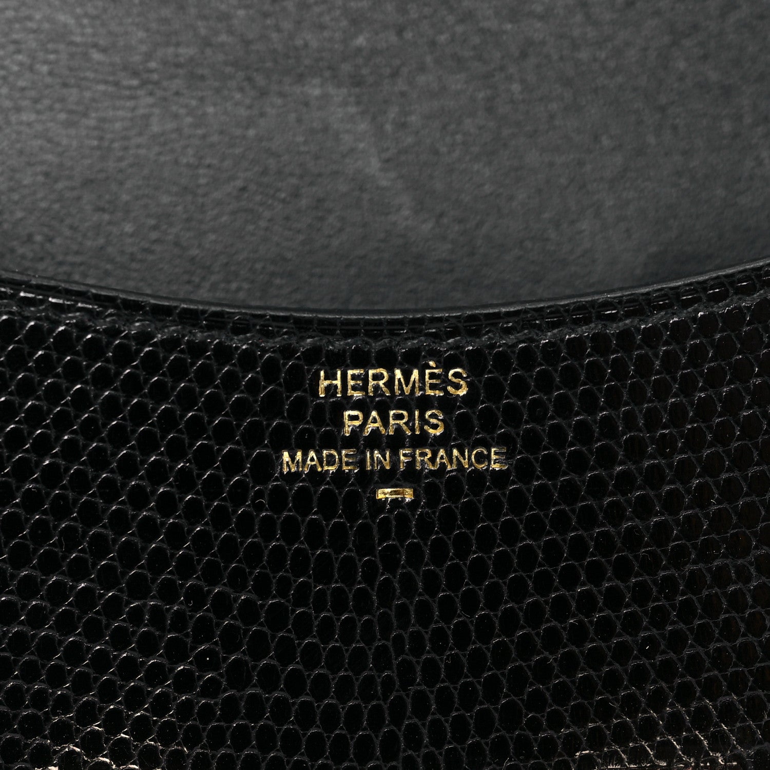 Hermes Lizard Constance Slim Wallet Black 7 of 8