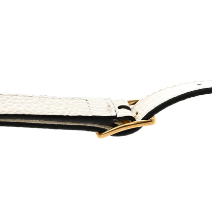 Mulberry Small Classic Grain Calfskin Small Amberley Satchel White 12 of 13