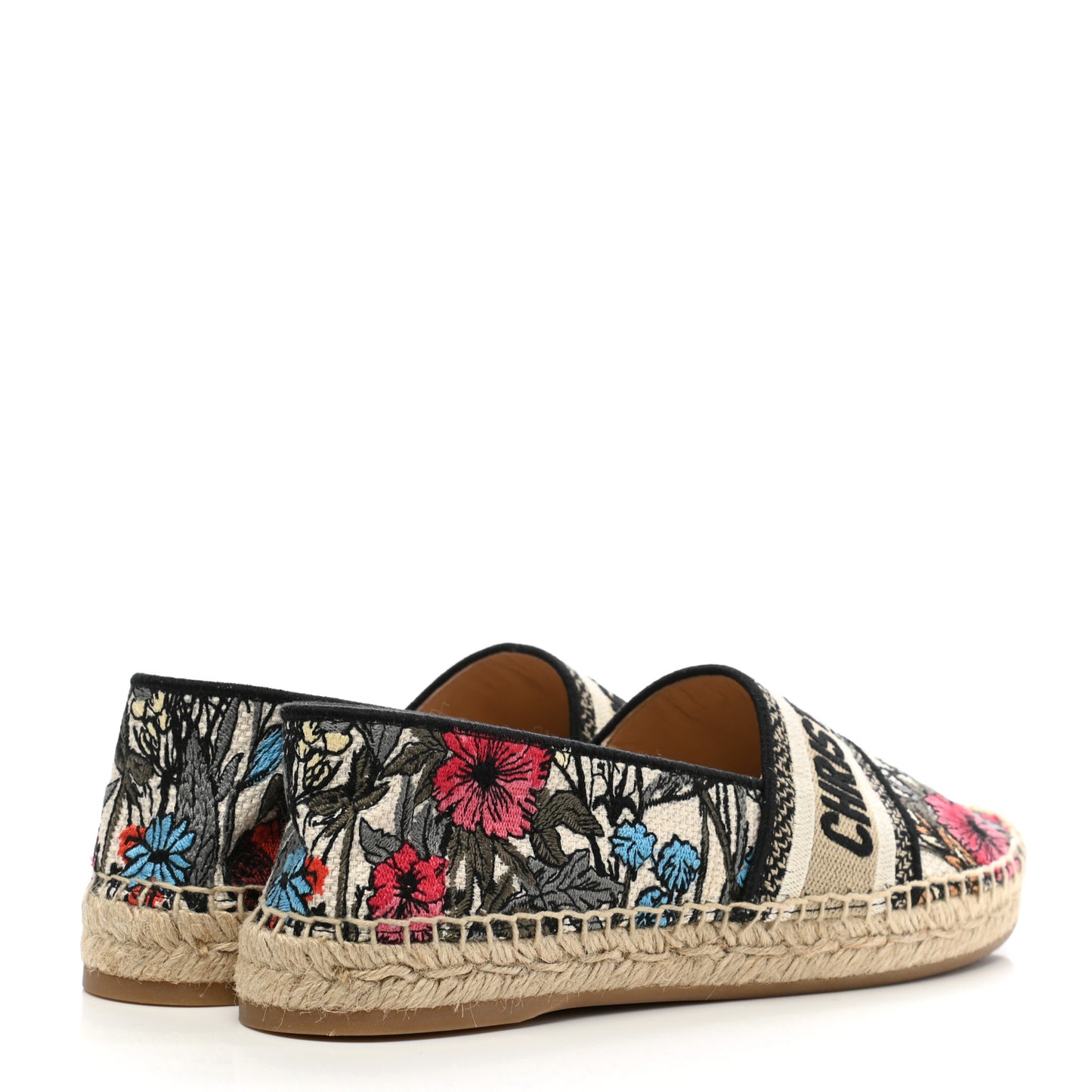 Embroidered Mille Fleurs Granville Espadrille 37 Multicolor