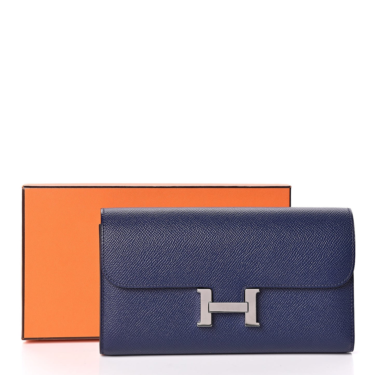 Epsom Constance Long Wallet Bleu Saphir