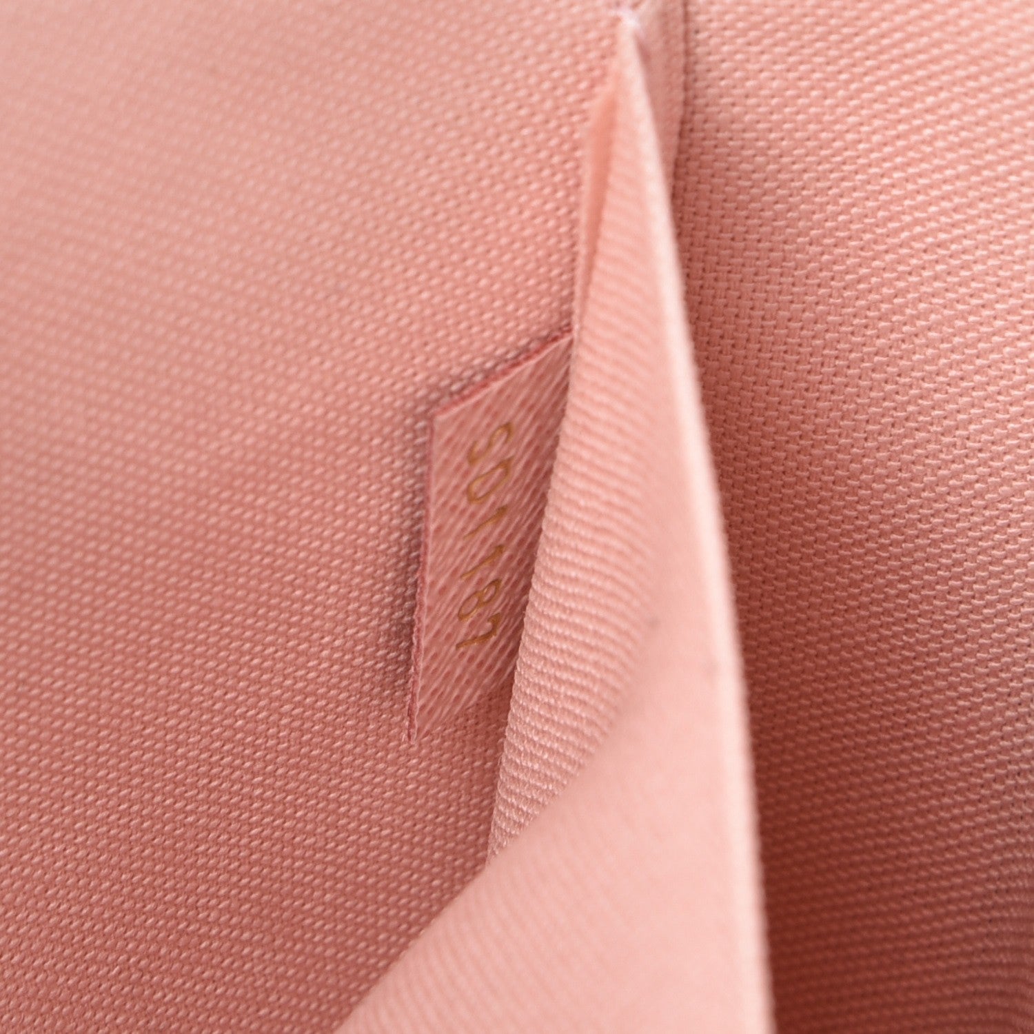 Louis Vuitton Damier Azur Pochette Felicie Chain Wallet Rose Ballerine 12 of 13