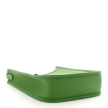Hermes Taurillon Clemence Amazone Evelyne TPM Vert Yucca 4 of 11