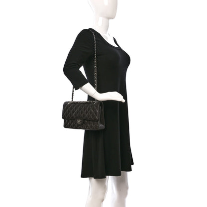 Chanel Caviar Quilted Medium Double Flap Brown 2 of 9