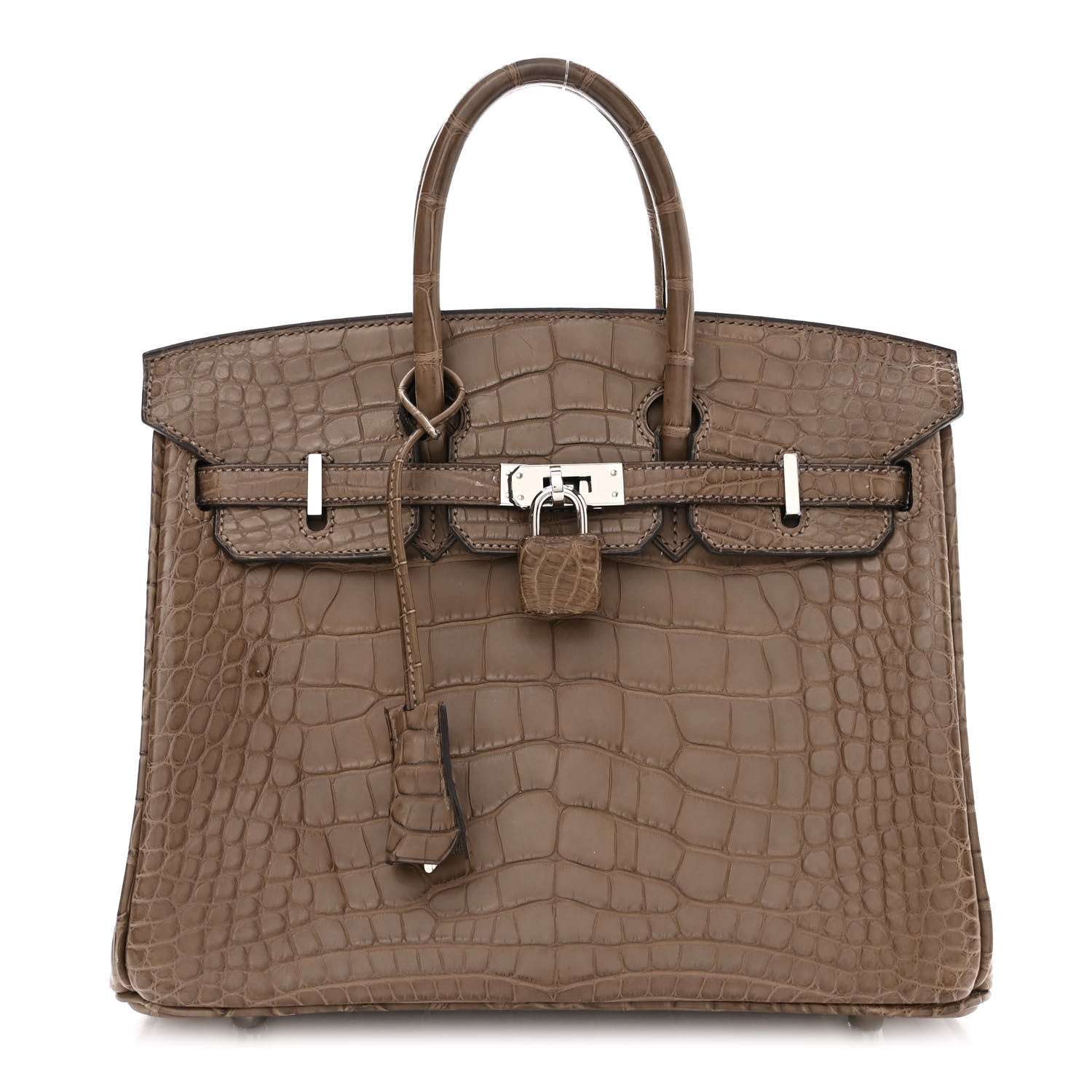 Hermes Matte Alligator Birkin 25 Origan 1 of 12