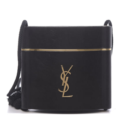 Saint Laurent Lambskin Monogram Opyum Tassel Bag Black 1 of 15