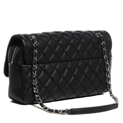 Chanel Caviar Quilted Jumbo Easy Flap Black 3 of 9