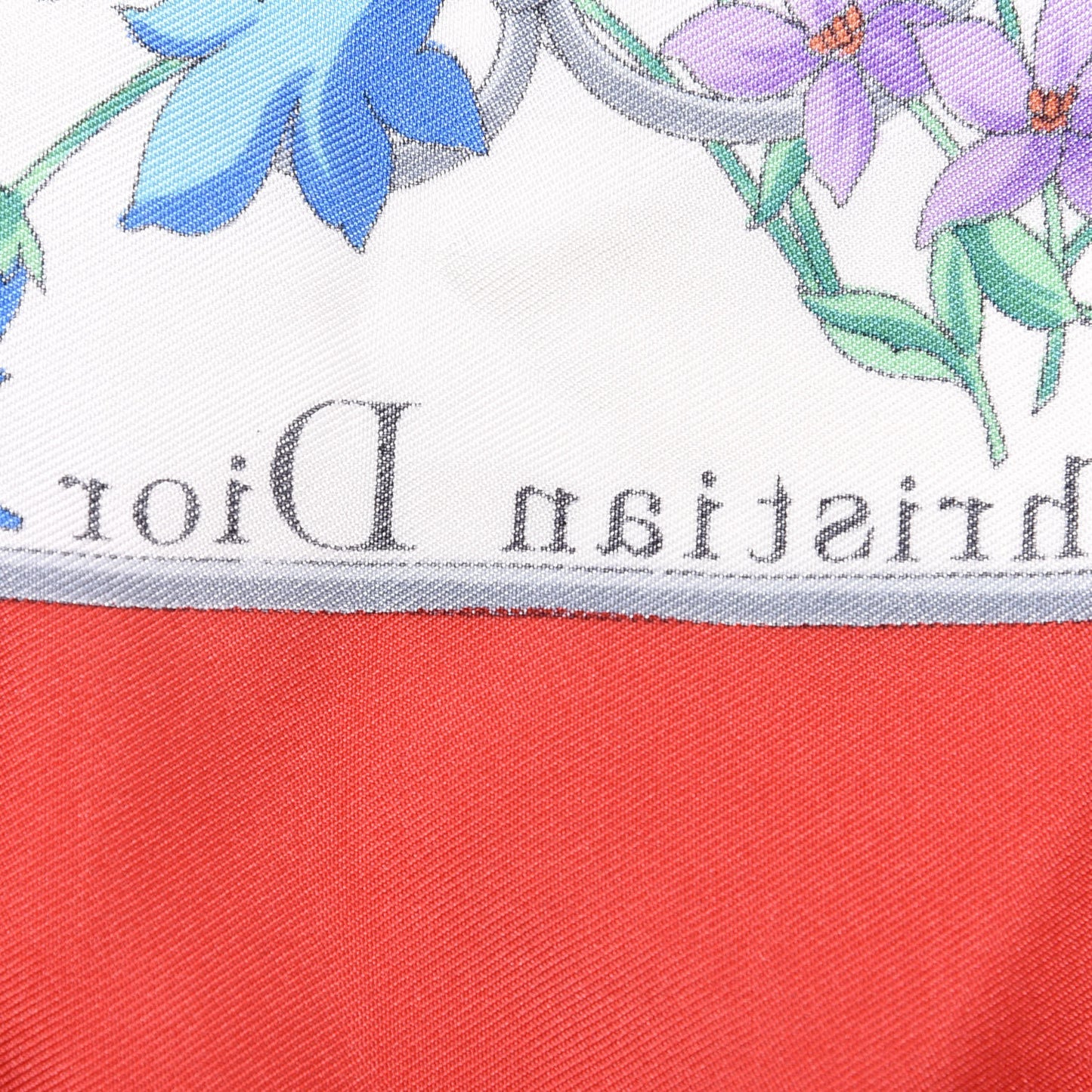 Silk Floral Square Scarf Multicolor
